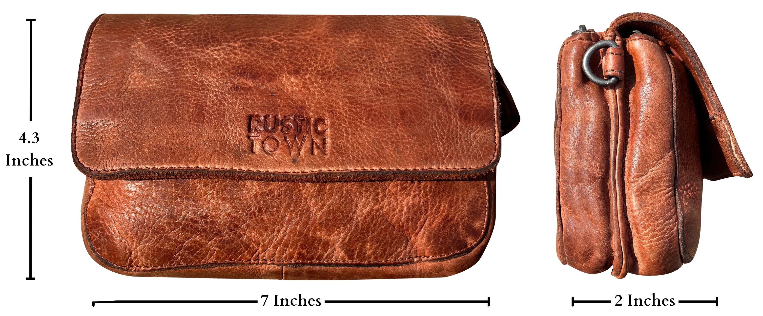 Genuine Leather Waist Bag for Women - Stylish Travel Purse & Wallet - Brown Crossbody Fanny Pack - Perfect for Hiking, Shopping & Everyday Use
