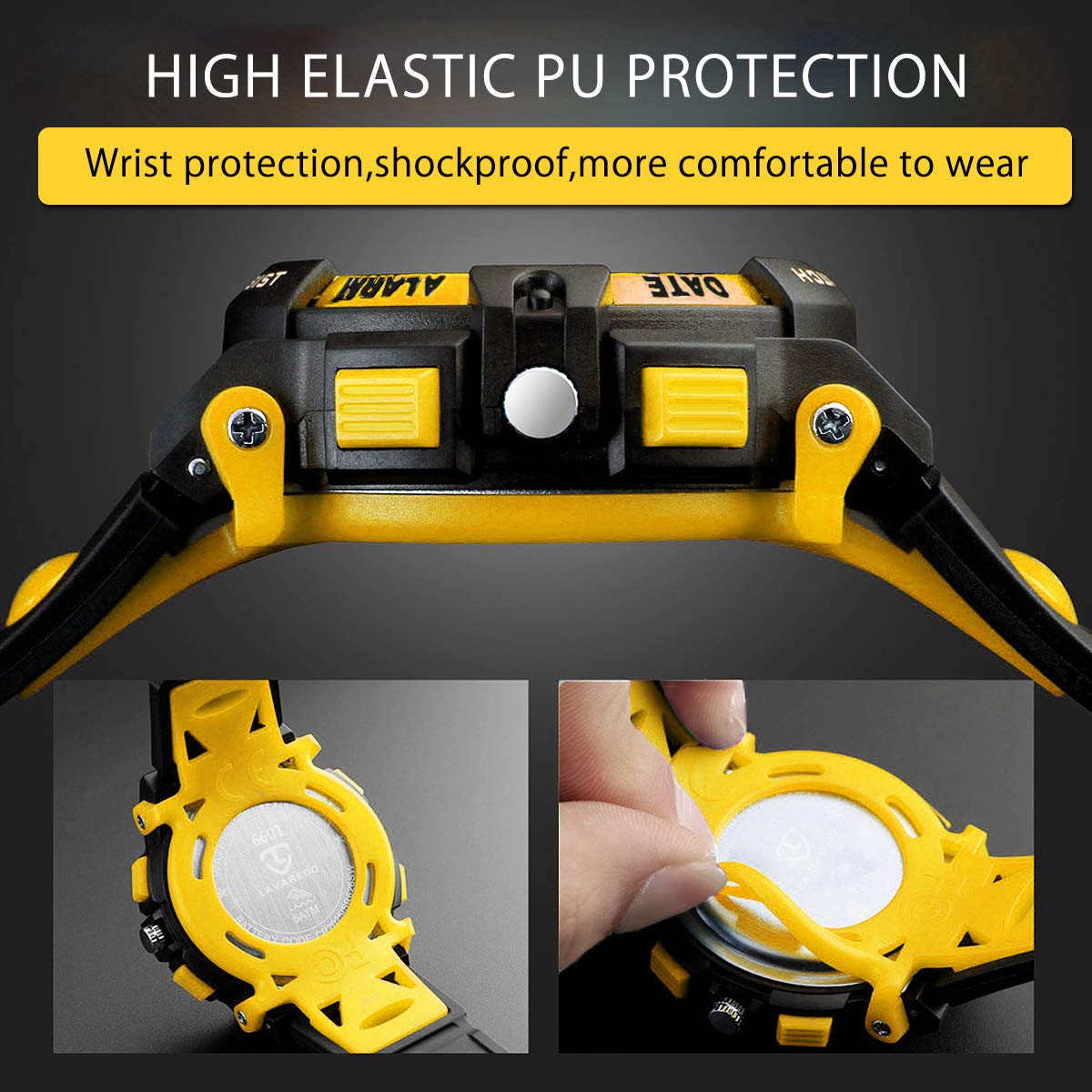 ASWAN Kids Digital Watch - Waterproof LED Sports Watch for Boys & Girls, Multifunctional Outdoor Activity Watch for Children & Teens - Perfect for Swimming, Running, and School Use