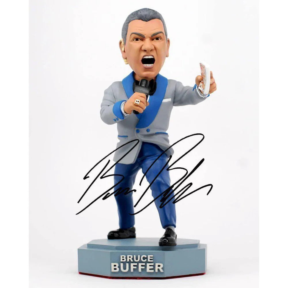 Bruce Buffer Autographed MMA Bobblehead - Limited Edition UFC Collectible #D/200 - Perfect for UFC Fans, Sports Memorabilia Collectors & Man Cave Decor