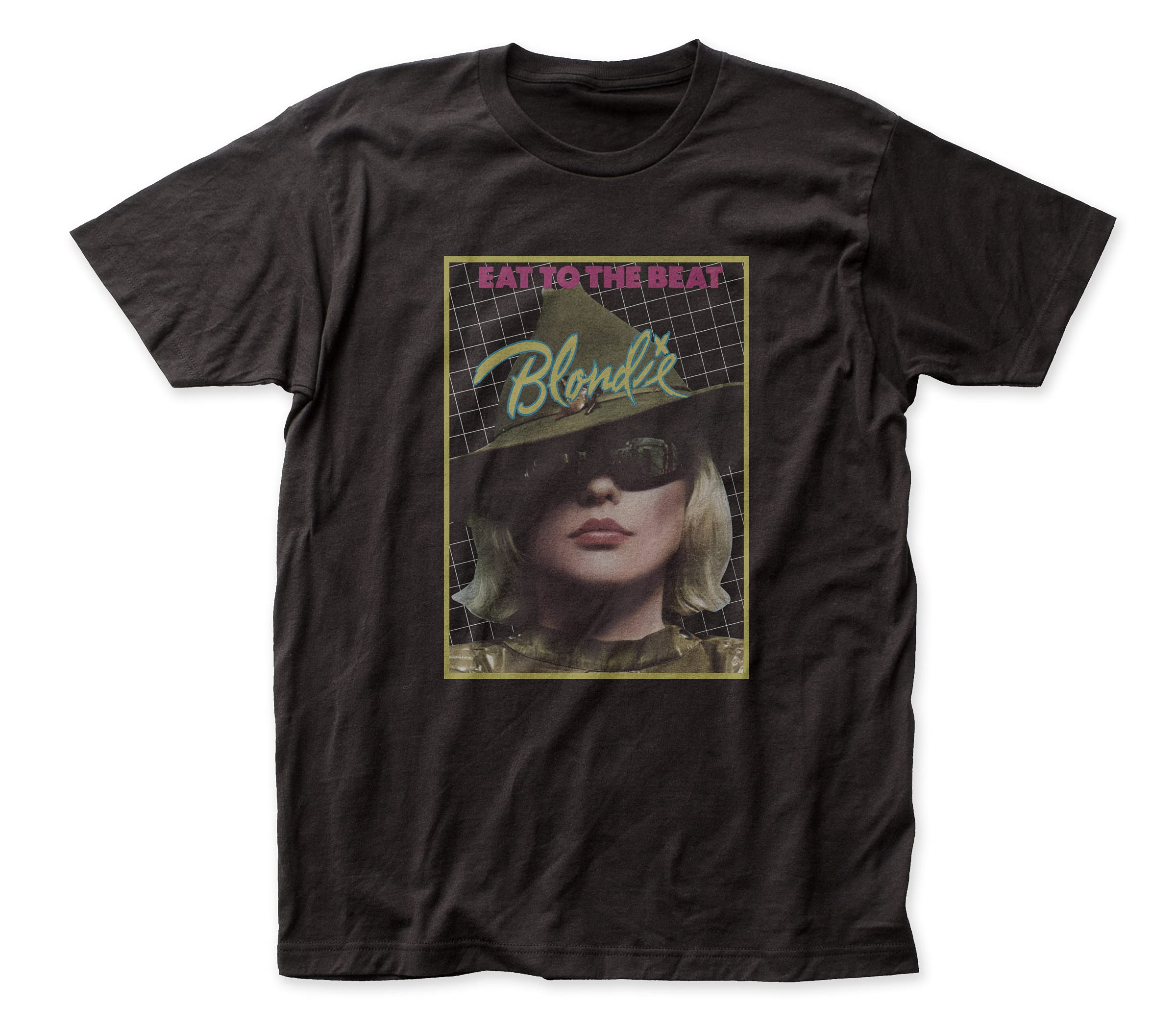 Blondie Eat to The Beat Vintage Band Fitted Jersey Tee - Soft Cotton Music T-Shirt for Concerts & Casual Wear