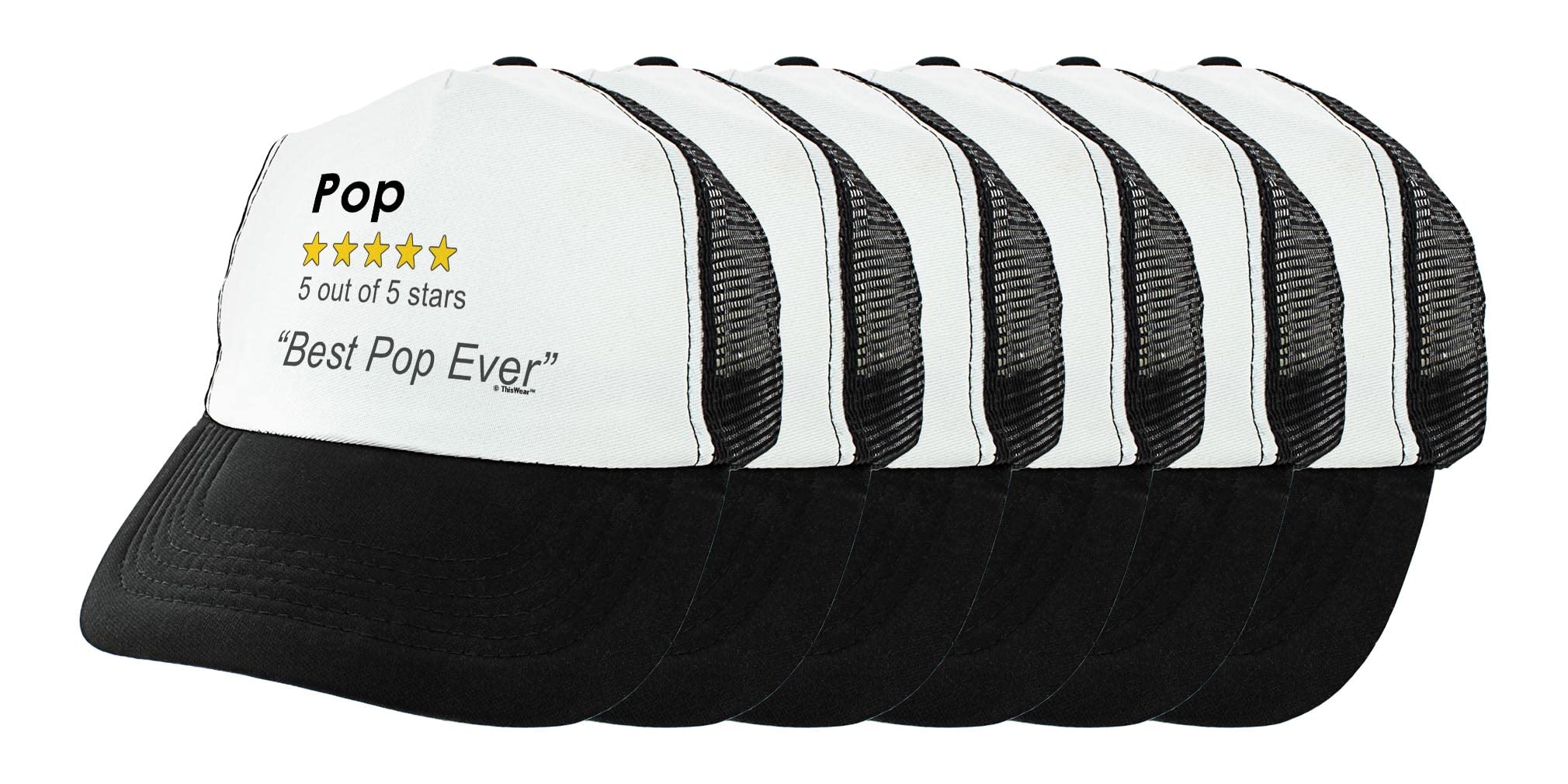 ThisWear Pop 5-Star Rated Best Trucker Hat for Men & Women - Perfect for Outdoor Activities, Sports Events and Casual Wear
