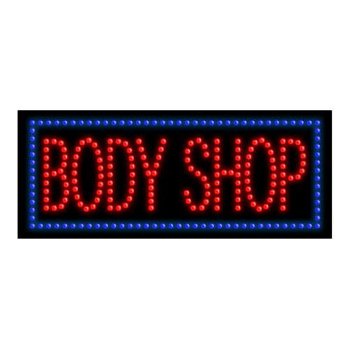 Body Shop LED Dots Sign #21362 - Custom Neon Decor for Retail Stores, Bars & Home Decor