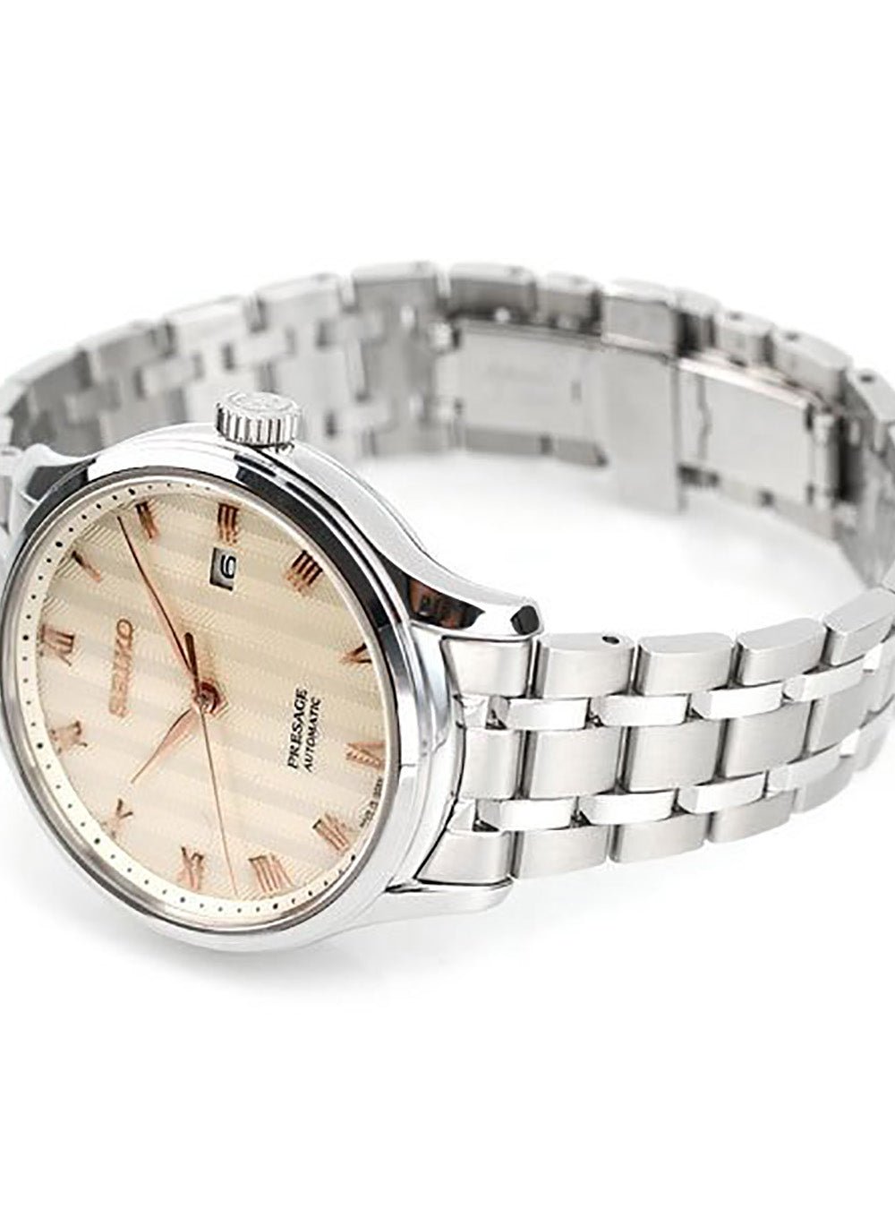 SEIKO Presage Mechanical Watch SARY185 - Japanese Garden Design, Made in Japan, Men's Automatic Timepiece | Perfect for Formal Events & Business Attire