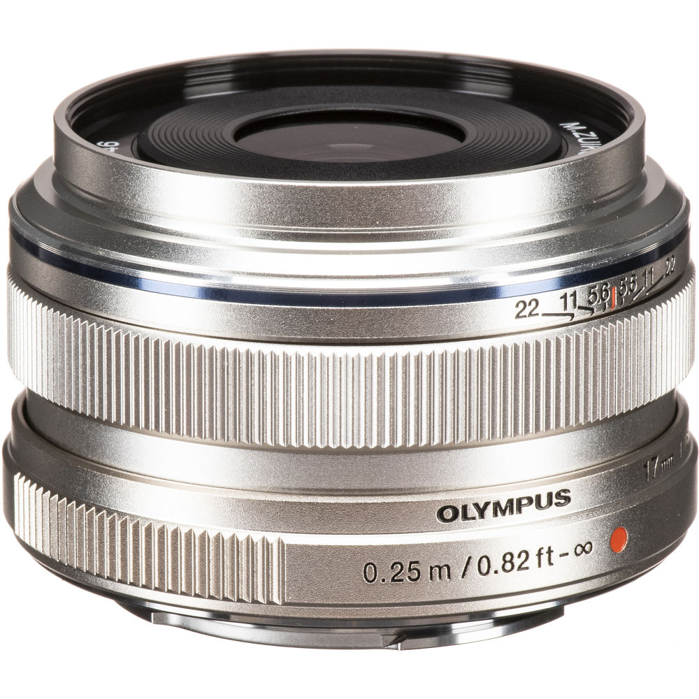 Olympus M.Zuiko Digital 17mm f/1.8 Lens - Fast Prime Lens for Micro Four Thirds Cameras | Perfect for Low Light Photography, Street & Portrait Shooting