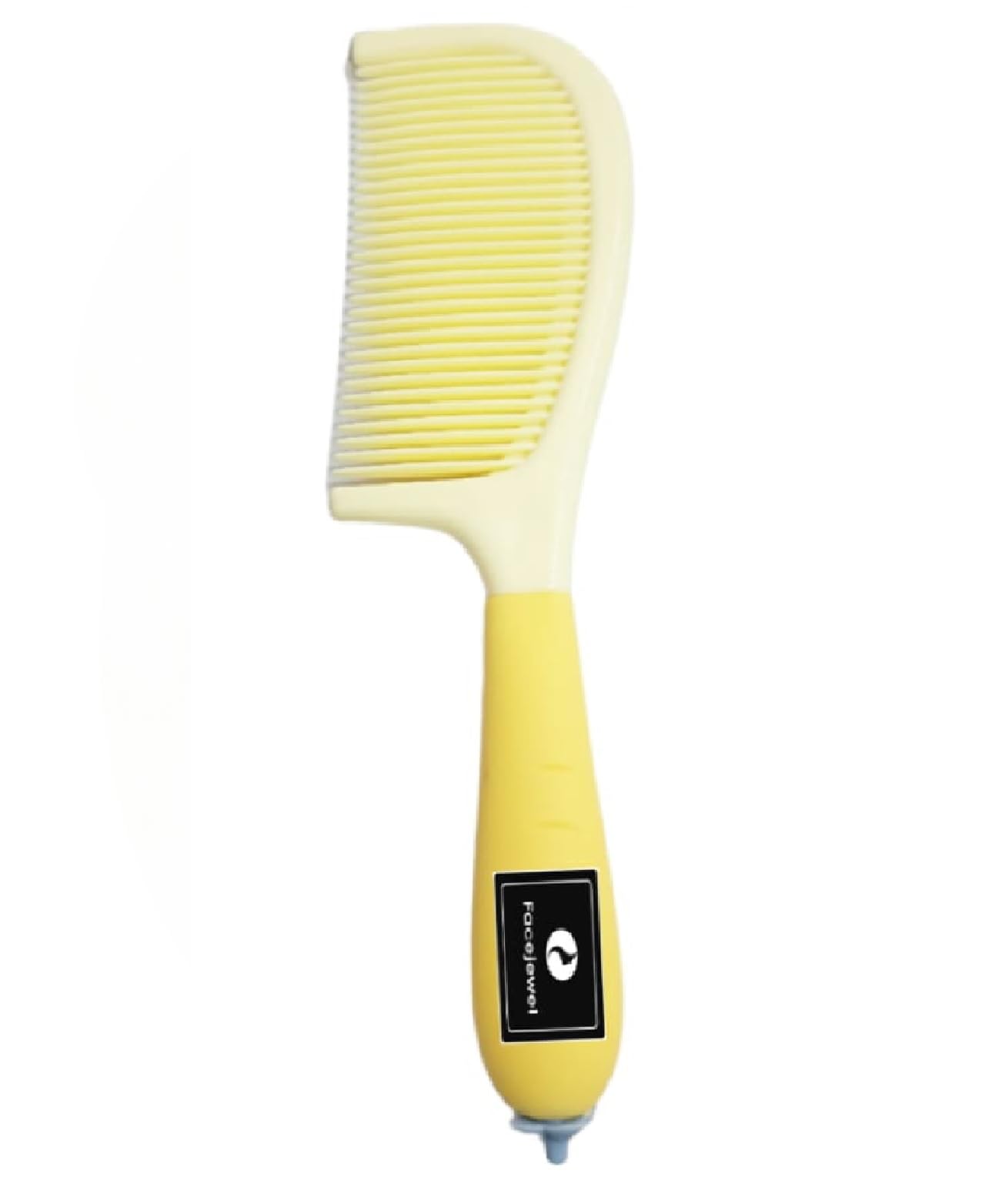 Handmade Hair Comb with Handle - Fine Tooth Dressing Comb for Smooth Styling & Gentle Brushing - 2 Pack (Yellow & Green) - Perfect for Salons, Home Grooming & Travel Essentials