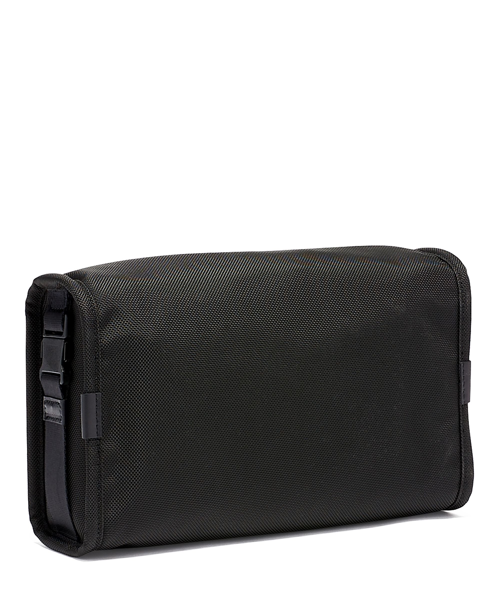 Tumi Alpha Travel Kit - Premium Men's Toiletry Bag for Business & Leisure Travel | Water-Resistant Organizer for Shaving, Grooming & Cosmetics | Perfect Carry-On Essential for Airports & Hotels