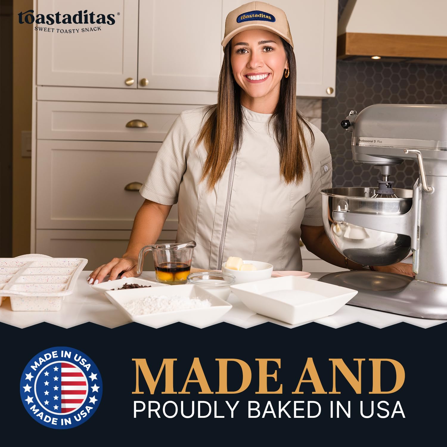 Toastaditas Chocolate Chips Toasted Cookies - 11g Protein, All-Natural Ingredients, No Artificial Flavors | Healthy Snack for Kids & Adults | Perfect for Lunch Boxes, Office Snacks & After-School Treats (3-Pack)