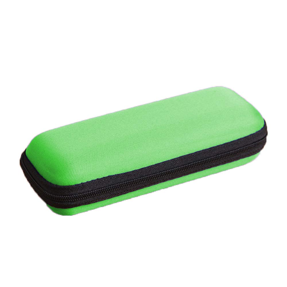 Zipper Glasses Storage Box - Portable Eyeglass Case for Men & Women - Fits Eyeglasses & Sunglasses (15x35cm) - Perfect for Travel, Office & Home Organization