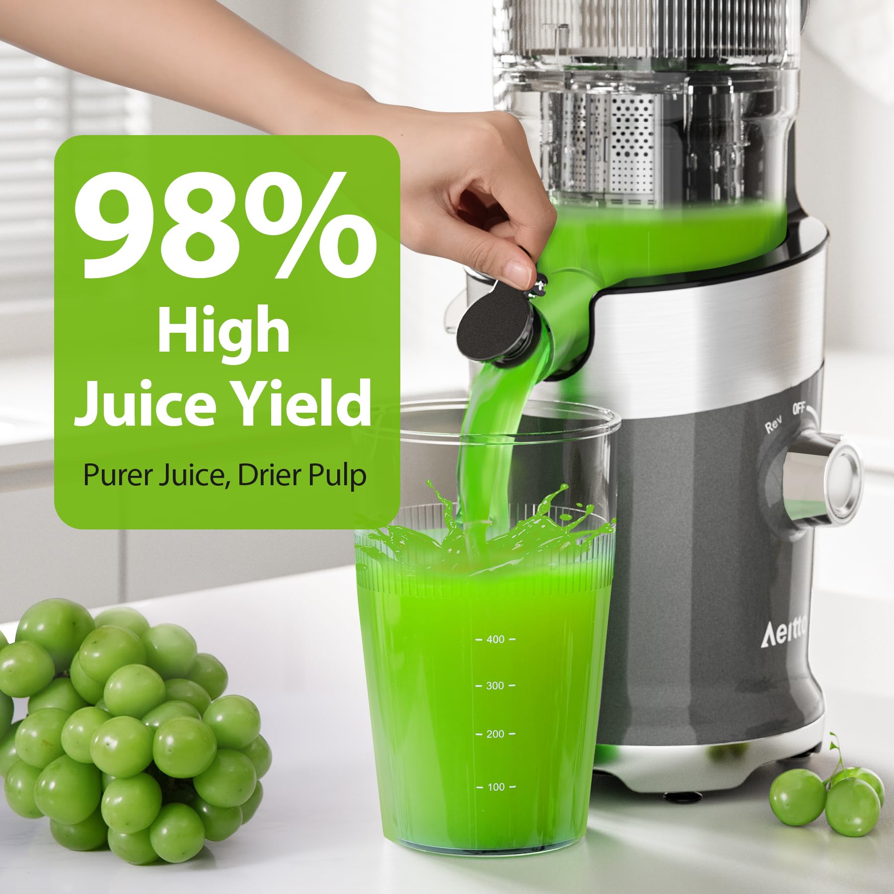 Aeitto Cold Press Juicer Machine - 4.9