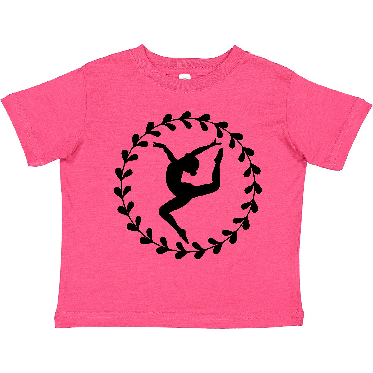 Inktastic Dance Silhouette Ballerina Toddler T-Shirt - Cute Ballet Themed Shirt for Toddler Girls | Perfect for Dance Class, Recitals & Playdates