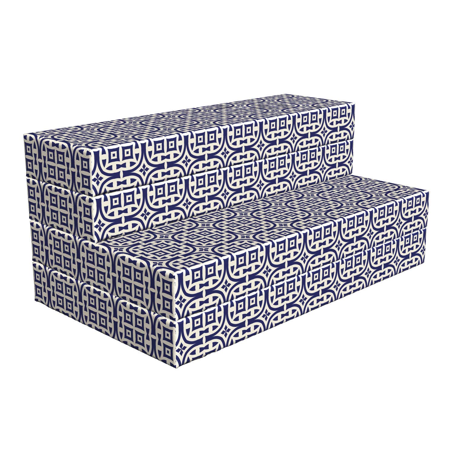 Ambesonne Ethnic Foldable Mattress - Formations Pattern, 78.7