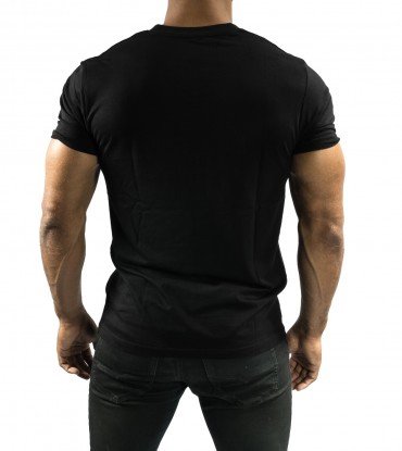 Skip The Gym Teefit Fitness Series Men's V-Neck Workout T-Shirt - Breathable & Comfortable Gym Shirt for Men (Large) - Perfect for Running, Weightlifting & Casual Wear