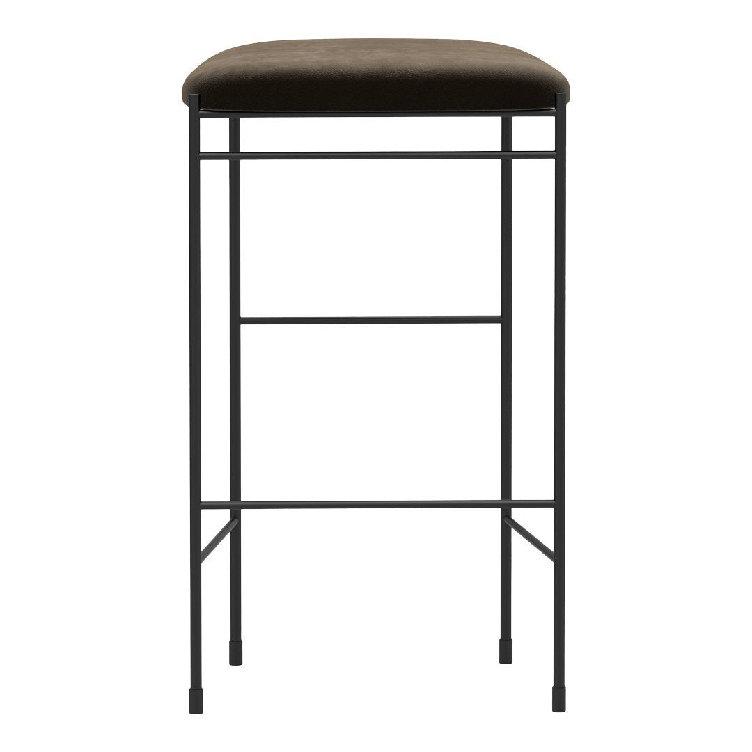 Modern Bar Stools for Kitchen Island & Counter - Adjustable Height Swivel Stools with Backrest - Perfect for Home Bar, Breakfast Nook & Dining Room
