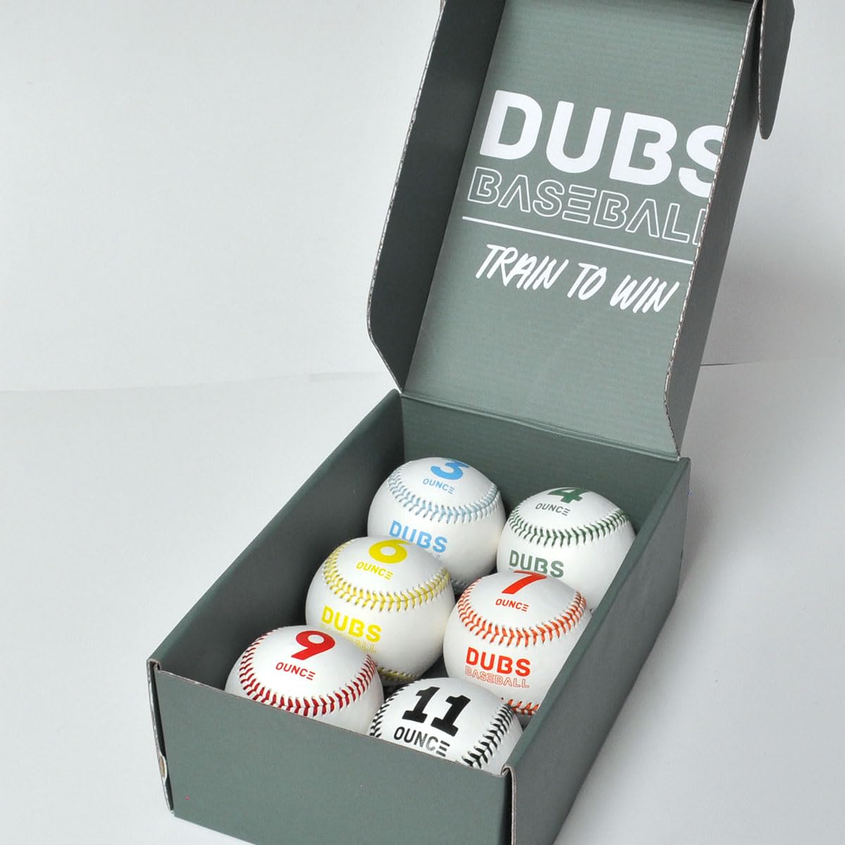 Premium Real Leather Weighted Baseballs for Training & Practice - Perfect for Pitching Drills, Batting Practice & Strength Building (Set of 3)