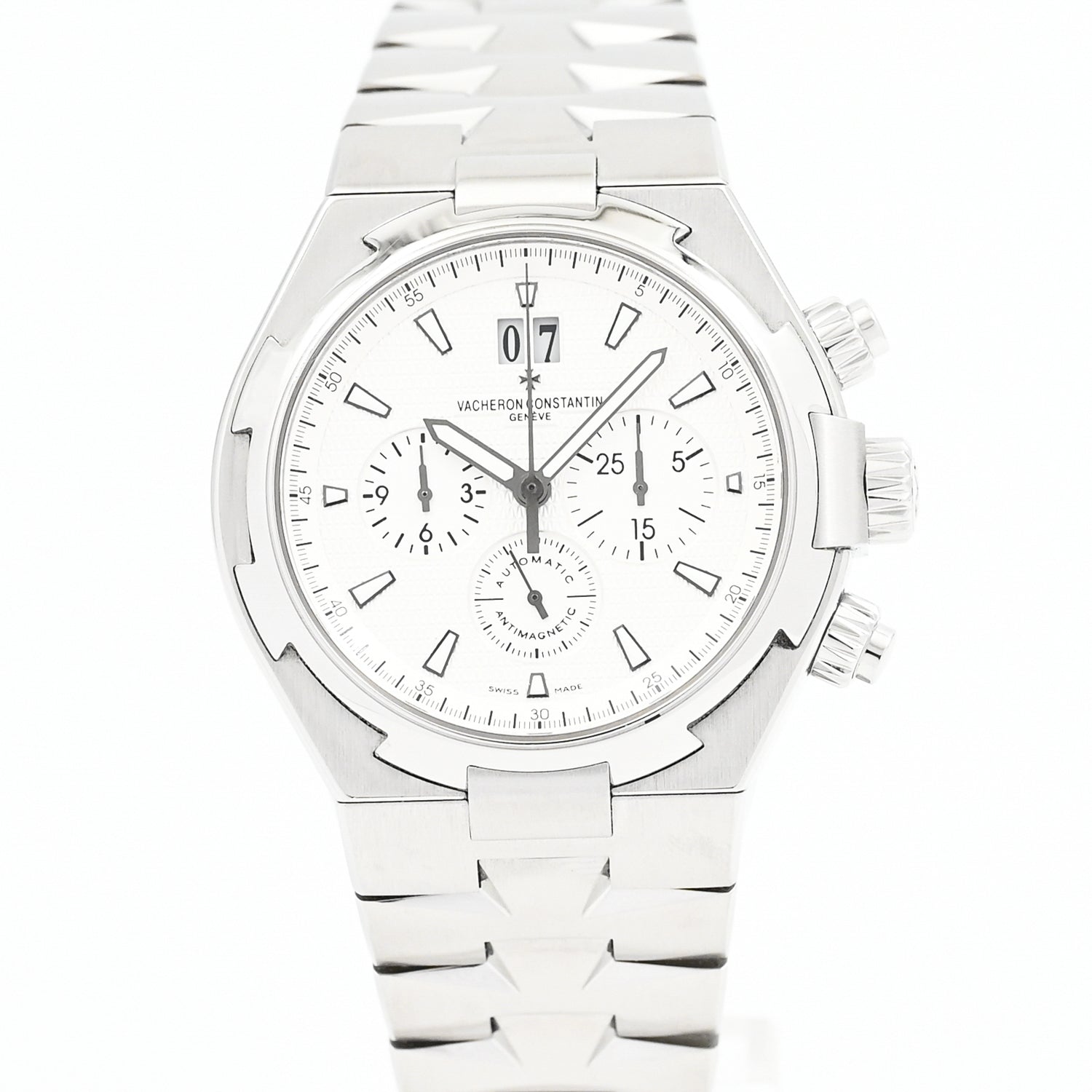 Vacheron Constantin Overseas Chronograph Men's Luxury Watch - Swiss Automatic Movement, Stainless Steel, Waterproof - Perfect for Business, Travel & Special Occasions