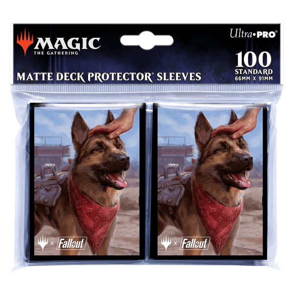 Fallout® Dogmeat Ever Loyal MTG Deck Protector Sleeves (100 Count) - Premium Card Sleeves for Magic: The Gathering, Trading Card Games & Collectibles - Perfect for Gaming Sessions, Tournaments & Card Storage
