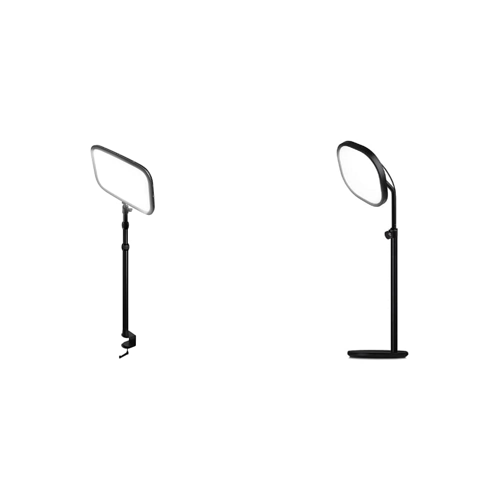 Elgato Key Light - 2800 Lumens Professional Studio Lighting for Streaming & Content Creation | Key Light Air - 1400 Lumens Compact Desk Light for Home Office & Video Conferencing | Perfect for YouTube, Twitch, Zoom & Podcasting