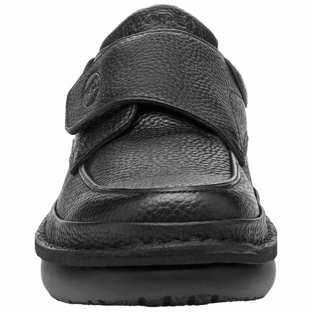 Propét Men's Scandia Strap Slip-On Shoes - Comfortable Casual Walking Shoes for Men with Arch Support - Perfect for Travel, Work & Everyday Wear
