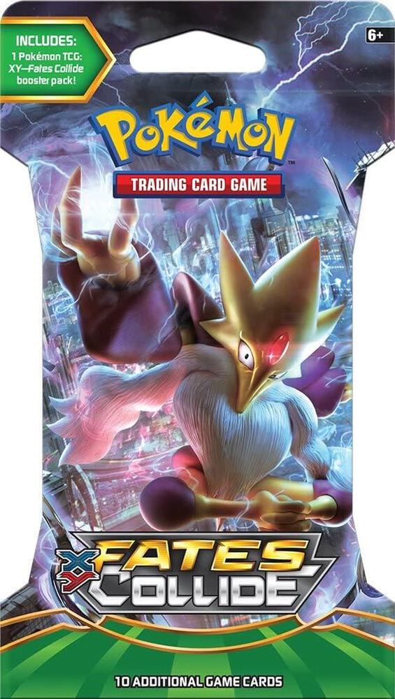 Pokemon XY Fates Collide Sleeved Booster Pack - Collectible Trading Cards for Battles & Trading | Perfect for Pokemon TCG Players and Collectors