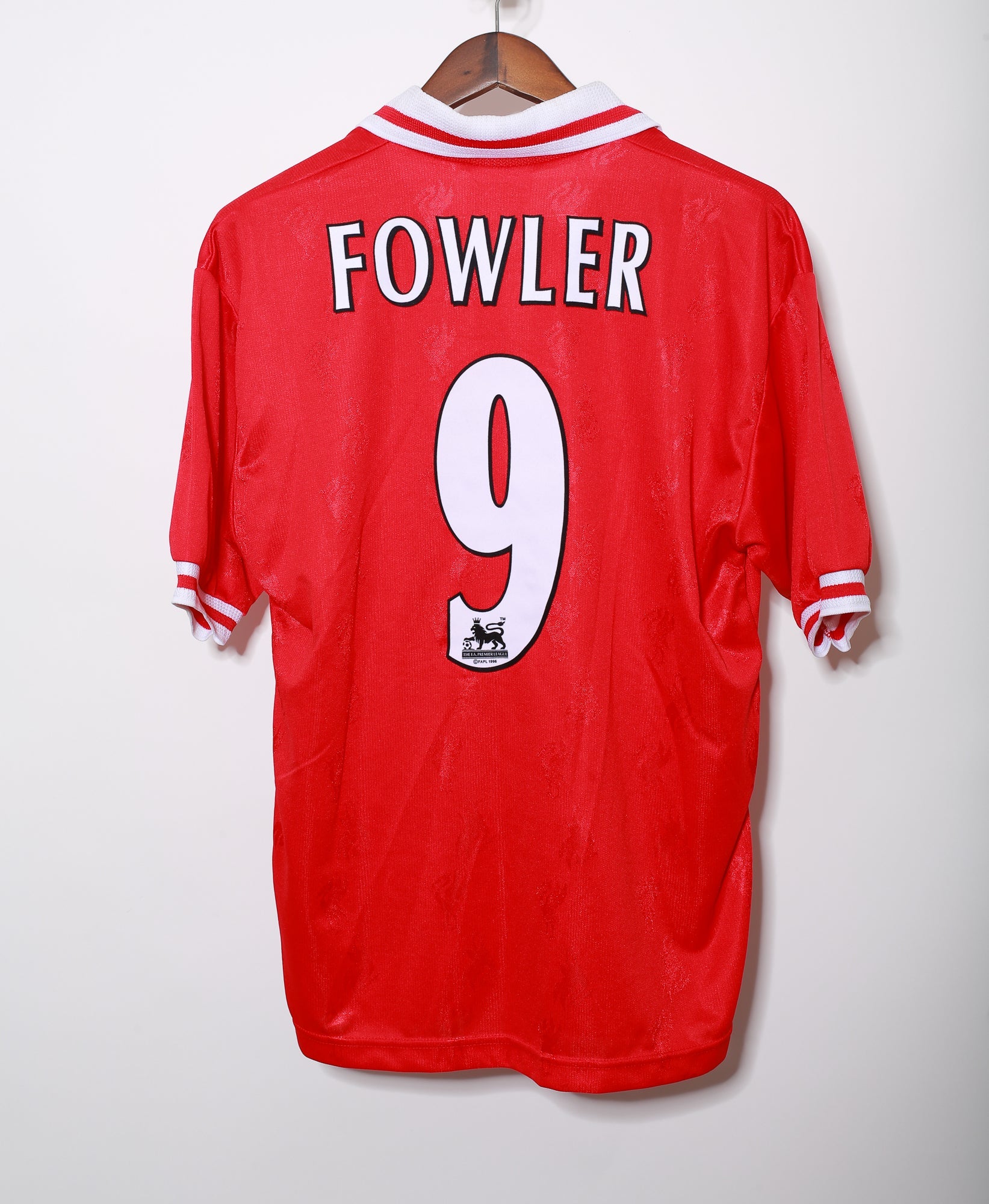 1996-97 Liverpool FC Robbie Fowler Home Jersey - Authentic Vintage Soccer Shirt (Size L) - Perfect for Fans, Collectors & Retro Football Enthusiasts