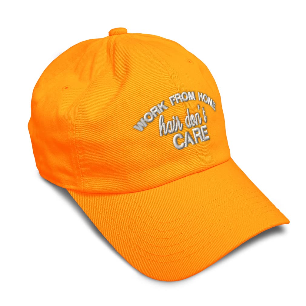 Custom Soft Baseball Cap for Men & Women - Comfortable Work from Home Hat, Breathable & Adjustable Dad Hat for Everyday Wear | Perfect for Casual Outings, Sports & Relaxing at Home