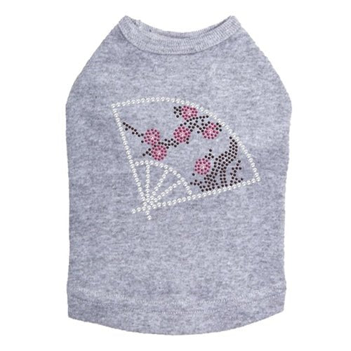 Chinese Fan Dog Tank Top - Stylish & Comfortable Pet Apparel in Multiple Colors - Perfect for Summer Walks & Outdoor Adventures