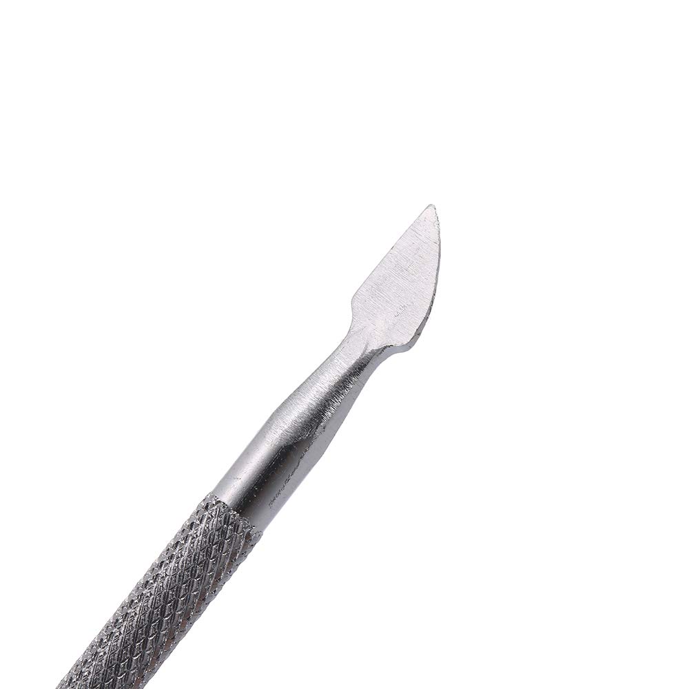 Professional Nail Art Tool Kit - Nail File, Buffer, Polisher, Double-End Cuticle Pusher & Trimmer with Comfort Grip Handle - Perfect for Home Manicures, Salon Nail Care & DIY Nail Designs