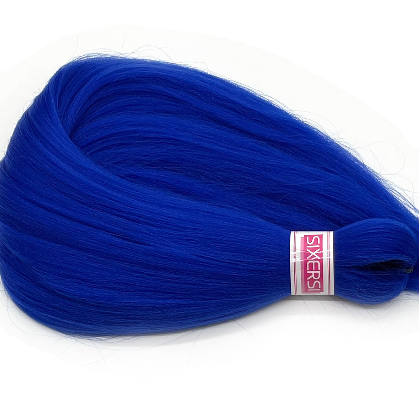 Blue Pre-Stretched Kanekalon Braiding Hair Extensions - 30 Inch, 8 Packs, Jumbo Box Braids, Natural Human Hair Look | Perfect for Micro Braids, Protective Styles & DIY Hair Styling