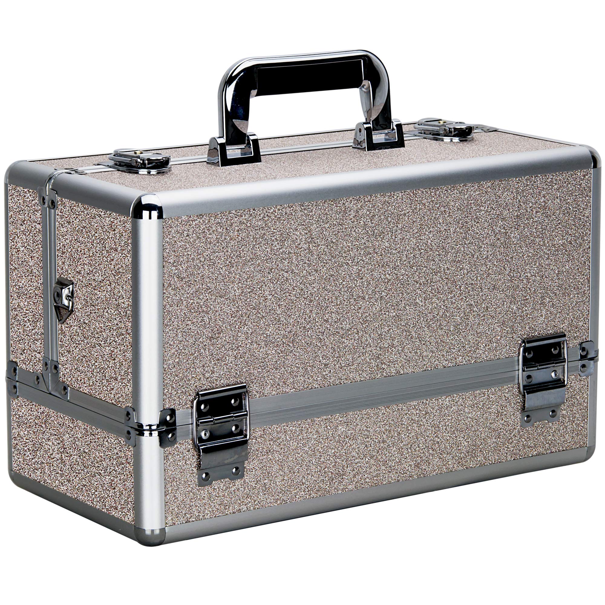 Professional Aluminum Makeup Train Case - 15