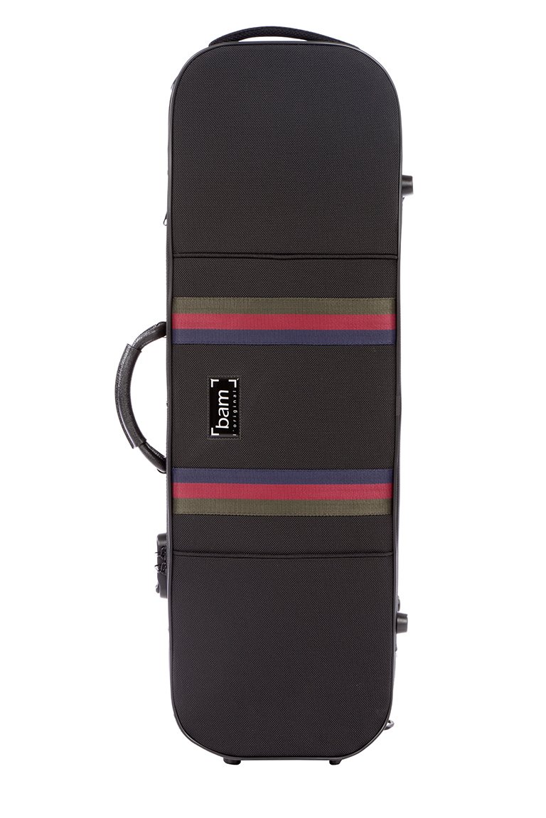 Bam Saint German 4/4 Oblong Violin Case - Black | Premium Violin Storage & Protection for Professional Musicians & Students | Perfect for Travel, Performances & Practice Sessions