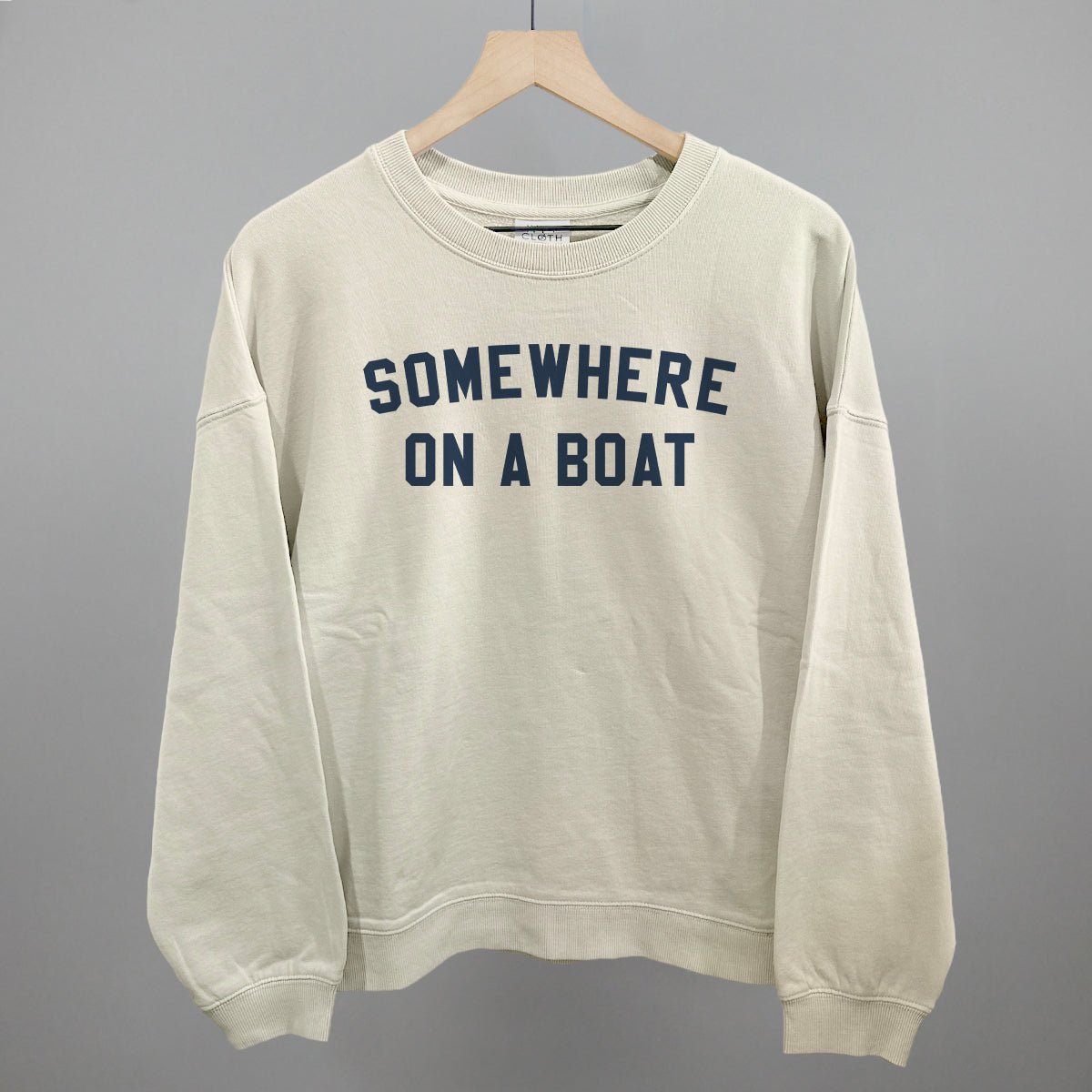 Somewhere On A Boat - Premium Nautical Decor for Home & Office - Perfect for Beach Houses, Boats, and Coastal-Themed Spaces