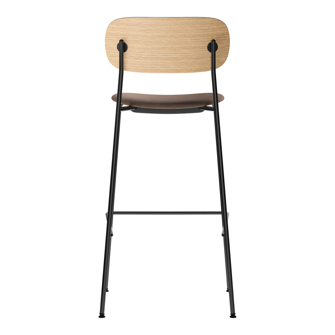 Co Bar Chair with Upholstered Seat - Modern Counter Height Stool for Kitchen Island, Bar, and Dining Room - Comfortable & Stylish Seating Solution
