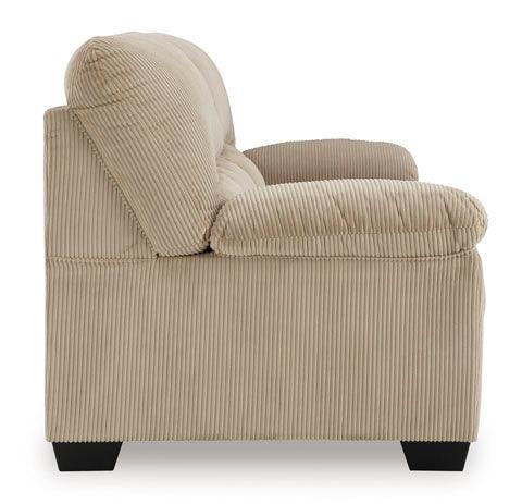 SimpleJoy Sand Sofa - Comfortable 2-Seater Modern Fabric Sofa for Living Room, Bedroom, or Office - Perfect for Relaxing, Lounging, and Small Space Decor