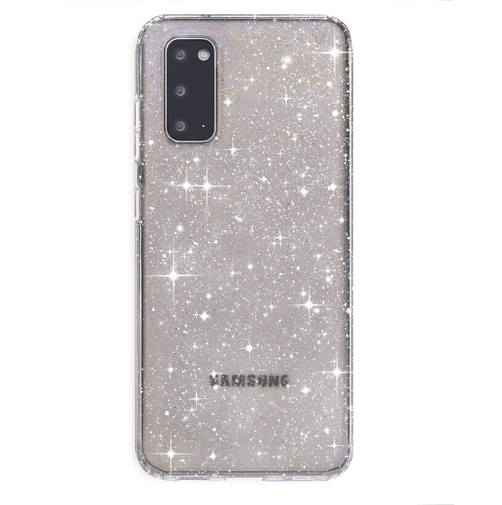 Samsung Galaxy Phone Case with Grey Stardust Design - Slim Protective Cover for Everyday Use, Work & Travel