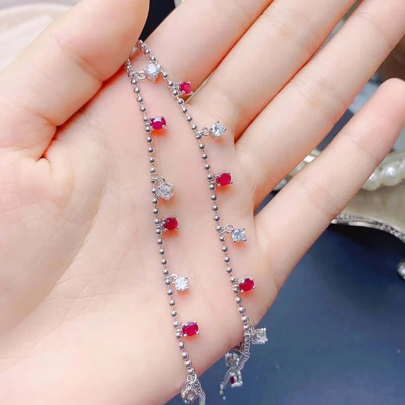 18K Platinum Tourmaline Bracelet for Libra - Elegant Zodiac Jewelry, Wisdom & Spiritual Gift for Women | Perfect for Birthdays, Anniversaries and Special Occasions