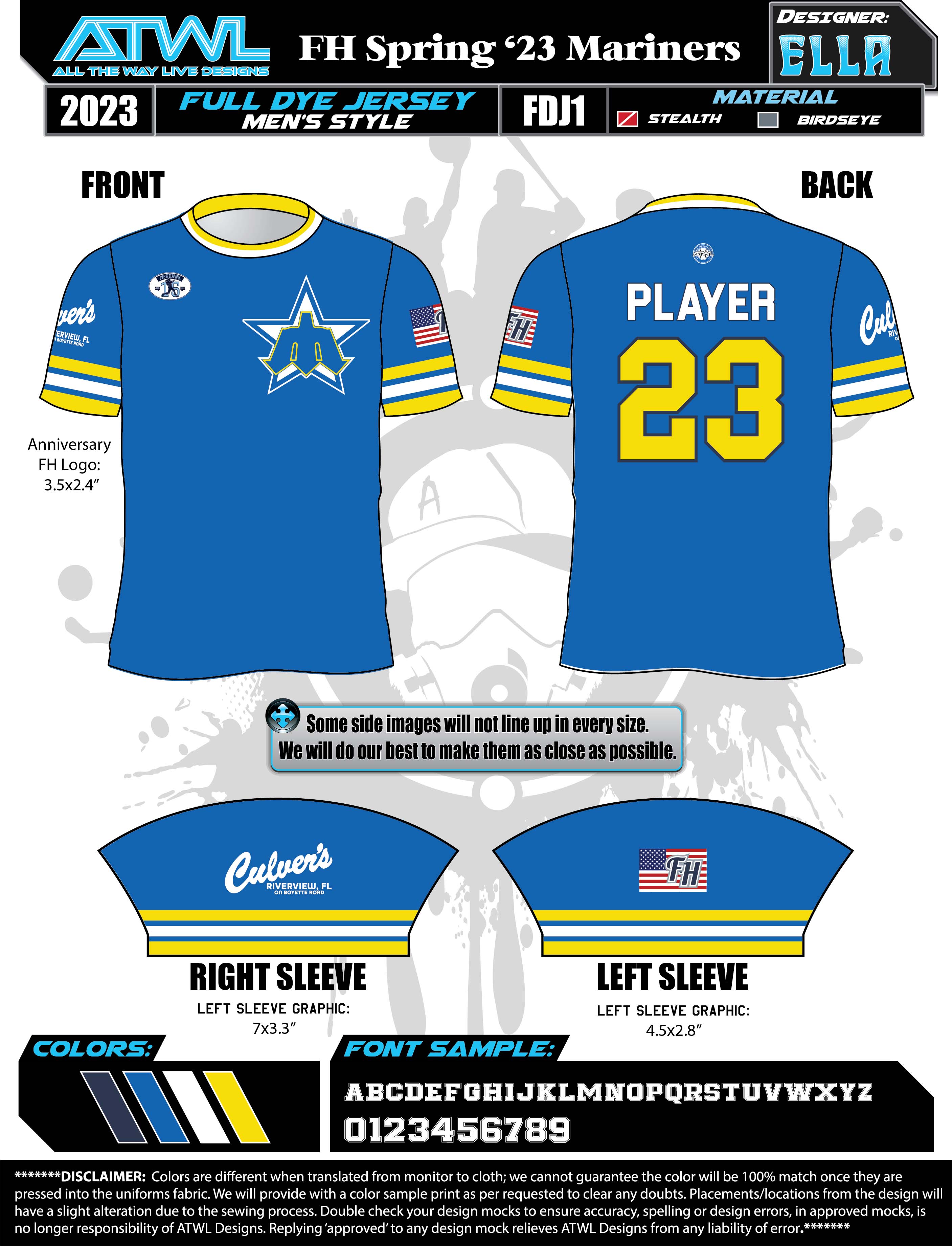 Fishhawk Spring 2023 Baseball Jerseys for Men & Women - Lightweight Performance Jersey for Baseball Games, Training & Team Sports