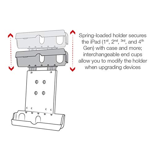 RAM Mounts RAM-HOL-TAB20U Heavy Duty Tablet Holder for 9