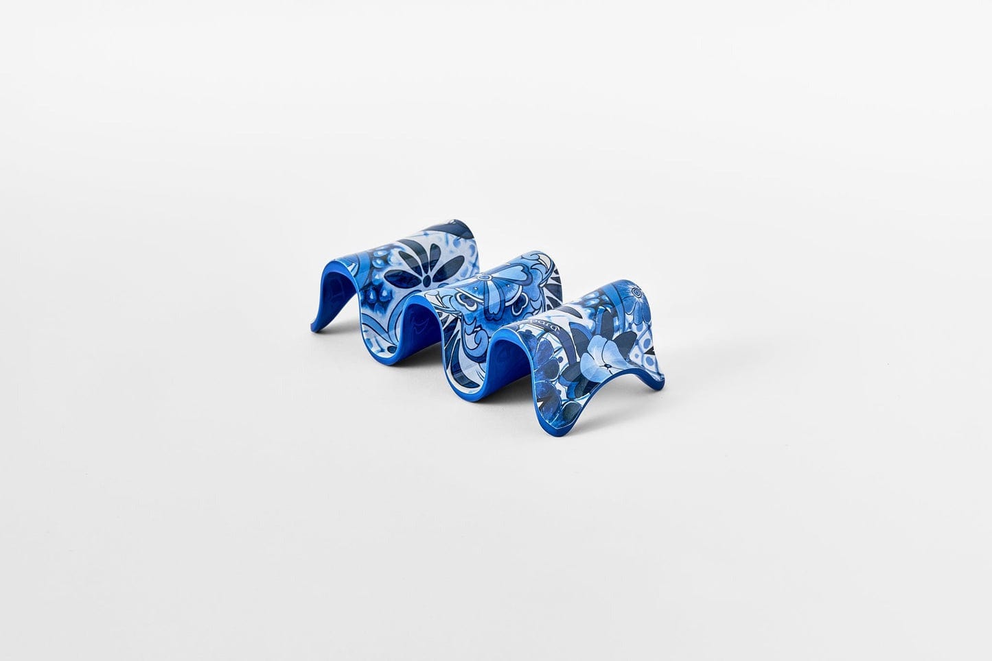 Premium Taco Holder Set - Blue & Yellow Stand for Multiple Tacos | Perfect for Taco Tuesday, Parties & Family Gatherings