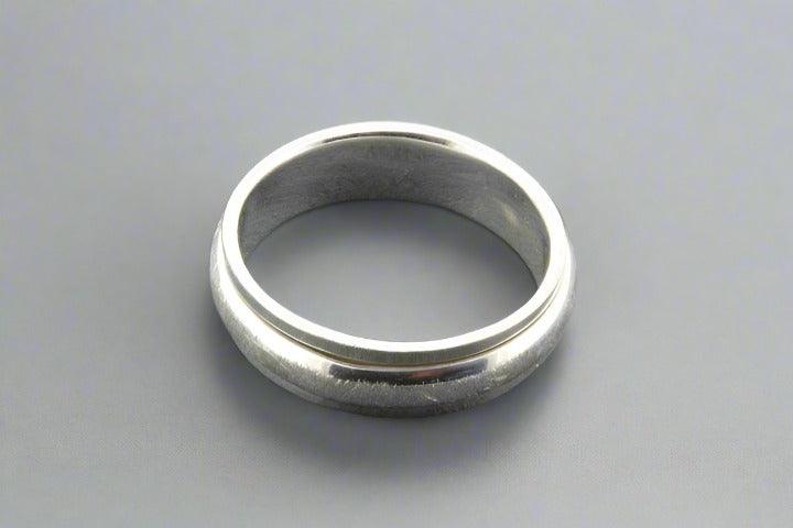 Shimmer Spinner Ring for Anxiety Relief - Sterling Silver Fidget Jewelry for Stress & Focus - Perfect for Adults & Kids
