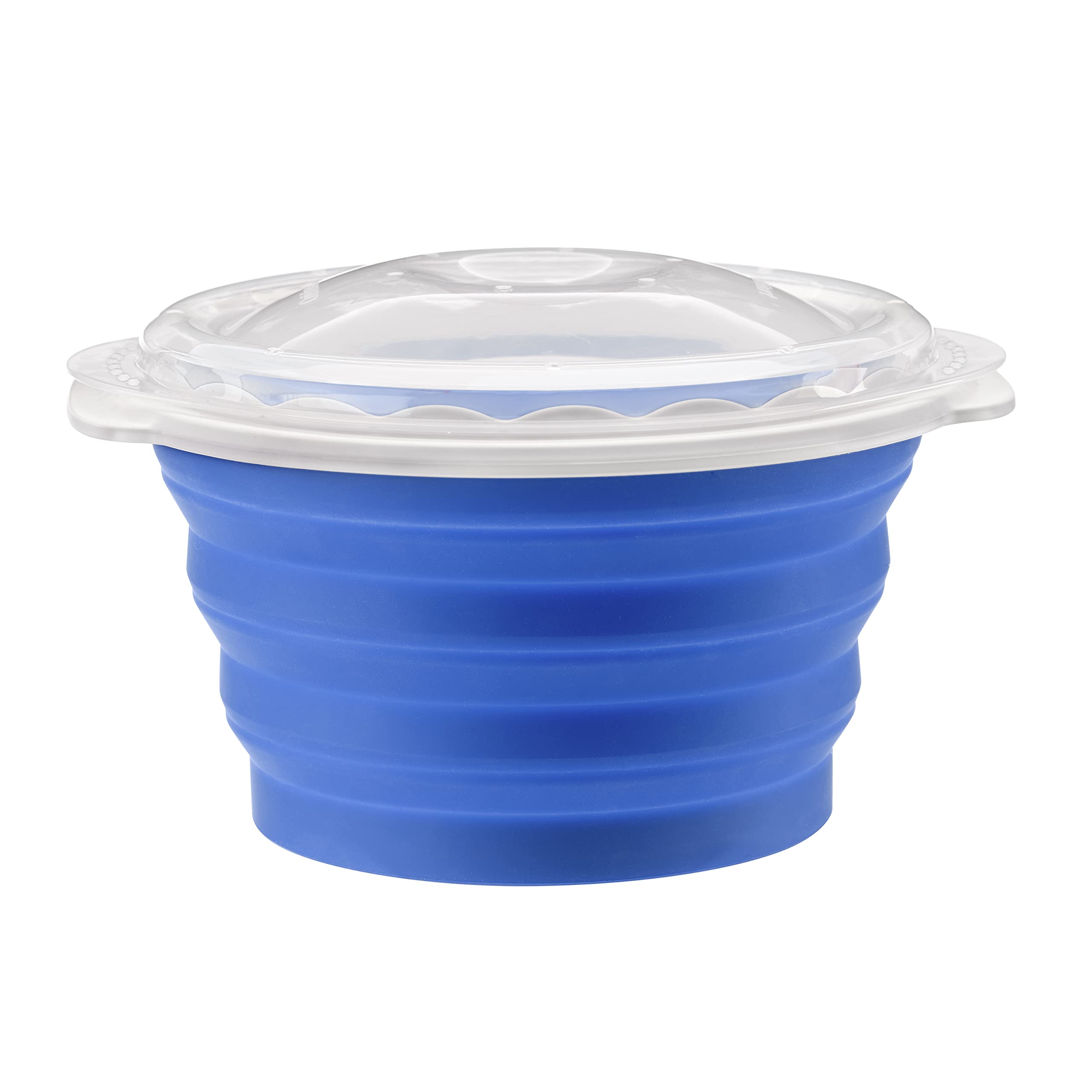 Cuisinart CTG-00-MPMB Microwave Popcorn Maker - BPA-Free, Easy to Use, Blue Popcorn Popper Bowl for Healthy Snacking at Home, Office or Movie Nights