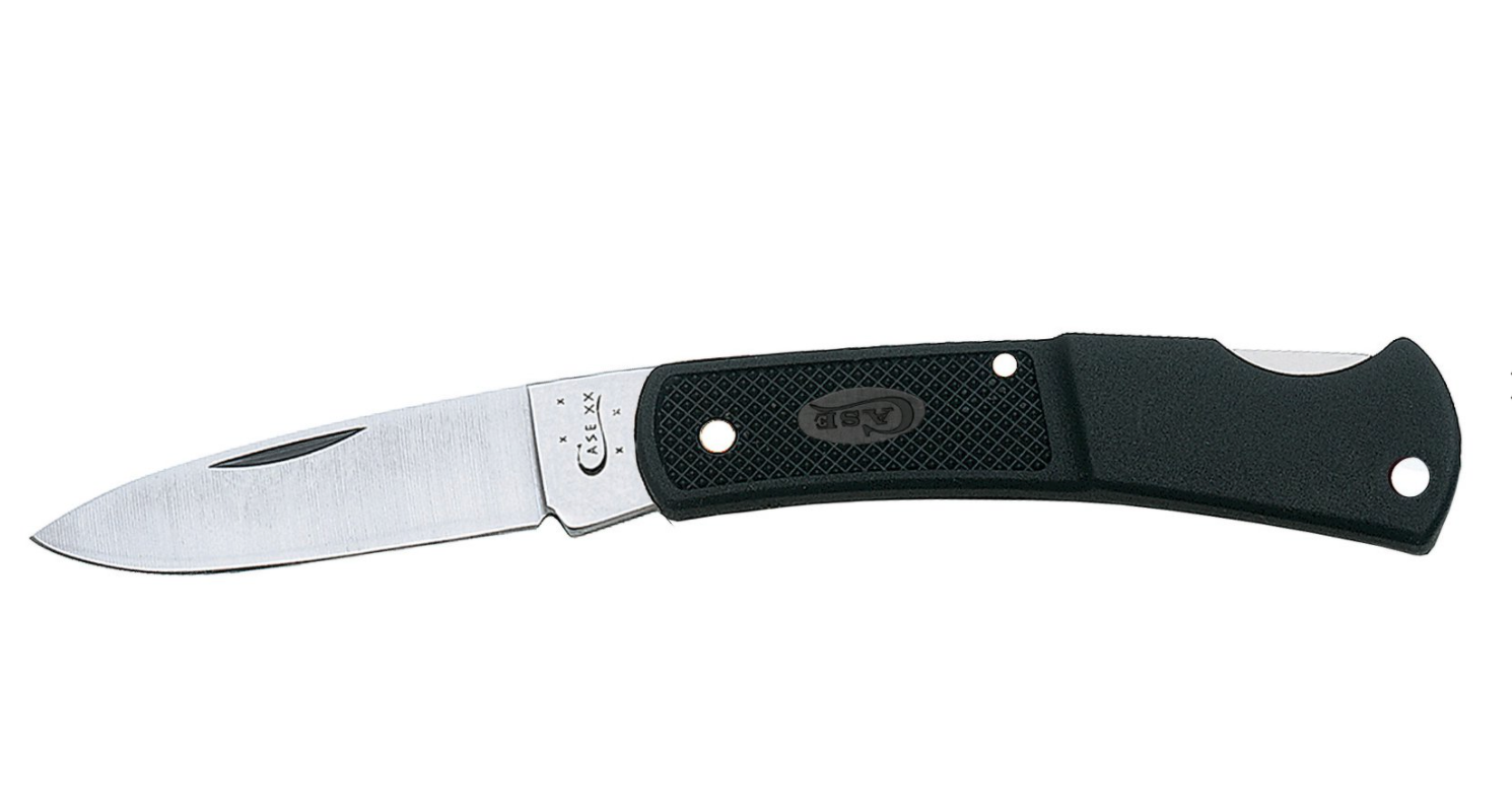 Caliber® Synthetic Lockback Pocket Knife - Black Tactical Folding Knife with Secure Locking Mechanism (Model 00156) | Perfect for Camping, Hiking & Everyday Carry (EDC)