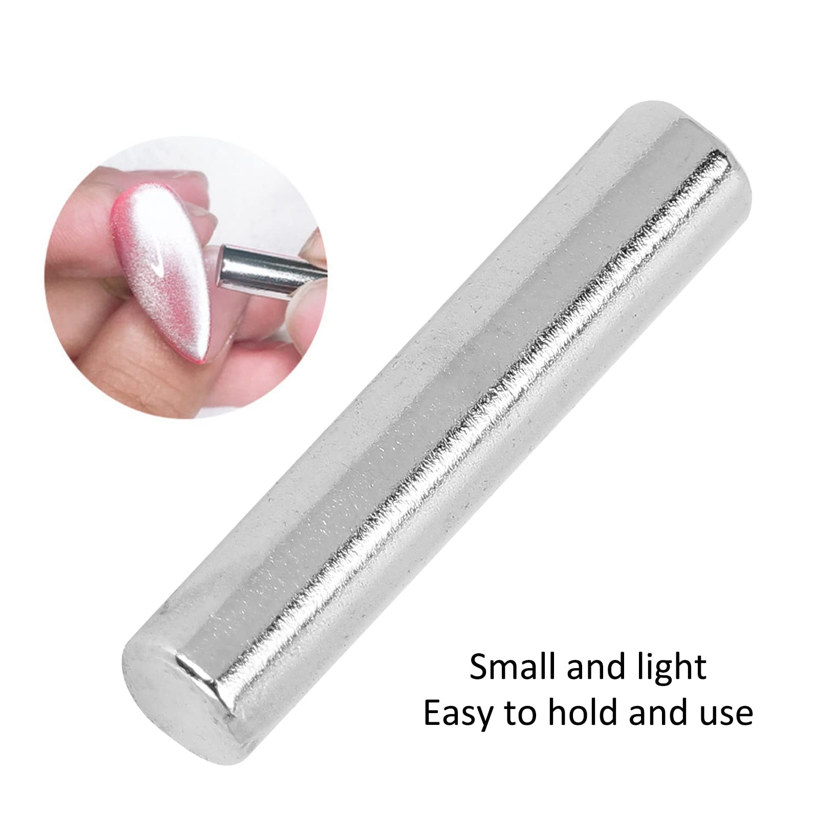 EXCLUZO Double Ended Nail Art Magnet Stick - Professional Gel Polish Magnet for Nail Technicians & Salon Use | Perfect for Creating Cat Eye & Magnetic Nail Designs