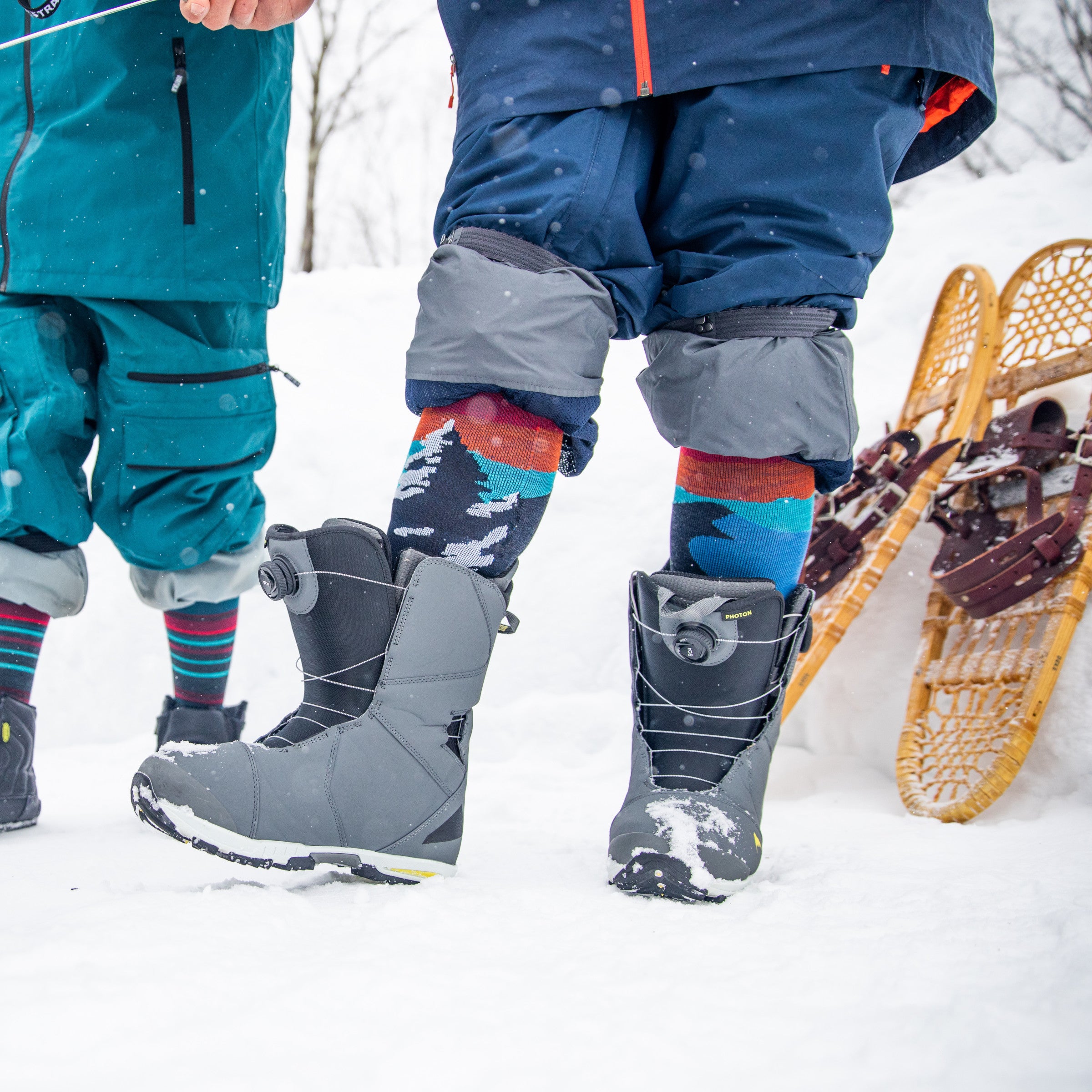 Men's Solstice Over the Calf Lightweight Ski & Snowboard Socks - Warm & Breathable Winter Sports Socks for Skiing, Snowboarding & Outdoor Activities