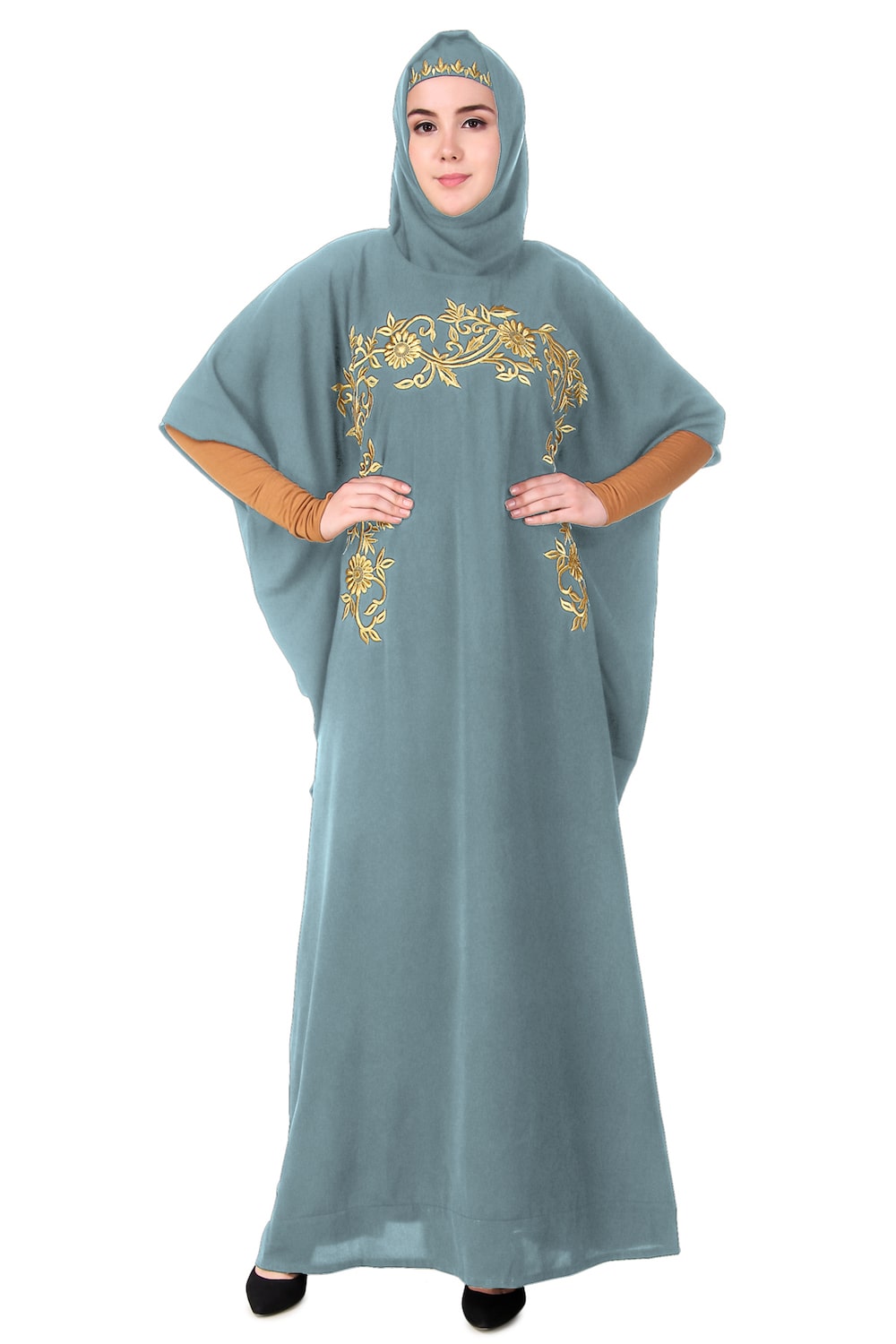 Luxury Hand Embroidered Dubai Kaftan Dress - Elegant Designer Abaya for Women | Perfect for Weddings, Parties & Special Occasions