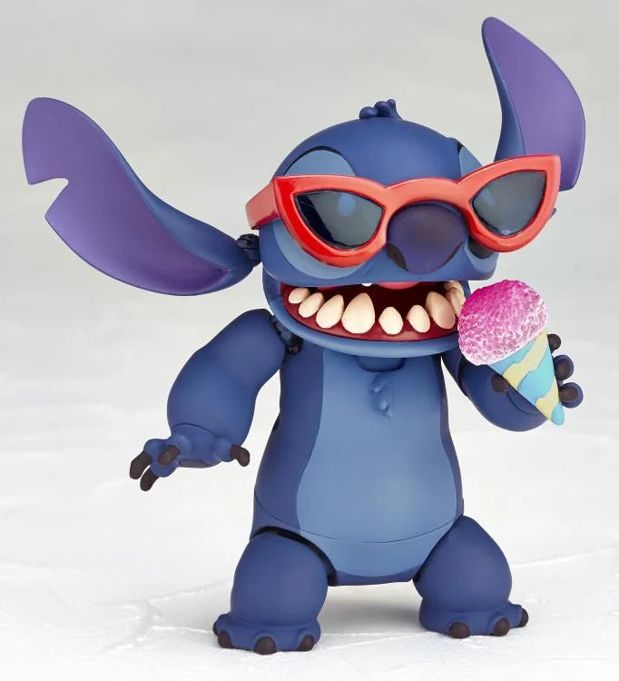 Amazing Yamaguchi Revoltech Action Figure Stitch NR035 - Highly Poseable Collectible Toy for Disney Fans and Anime Lovers - Perfect for Display, Photography, and Cosplay Inspiration