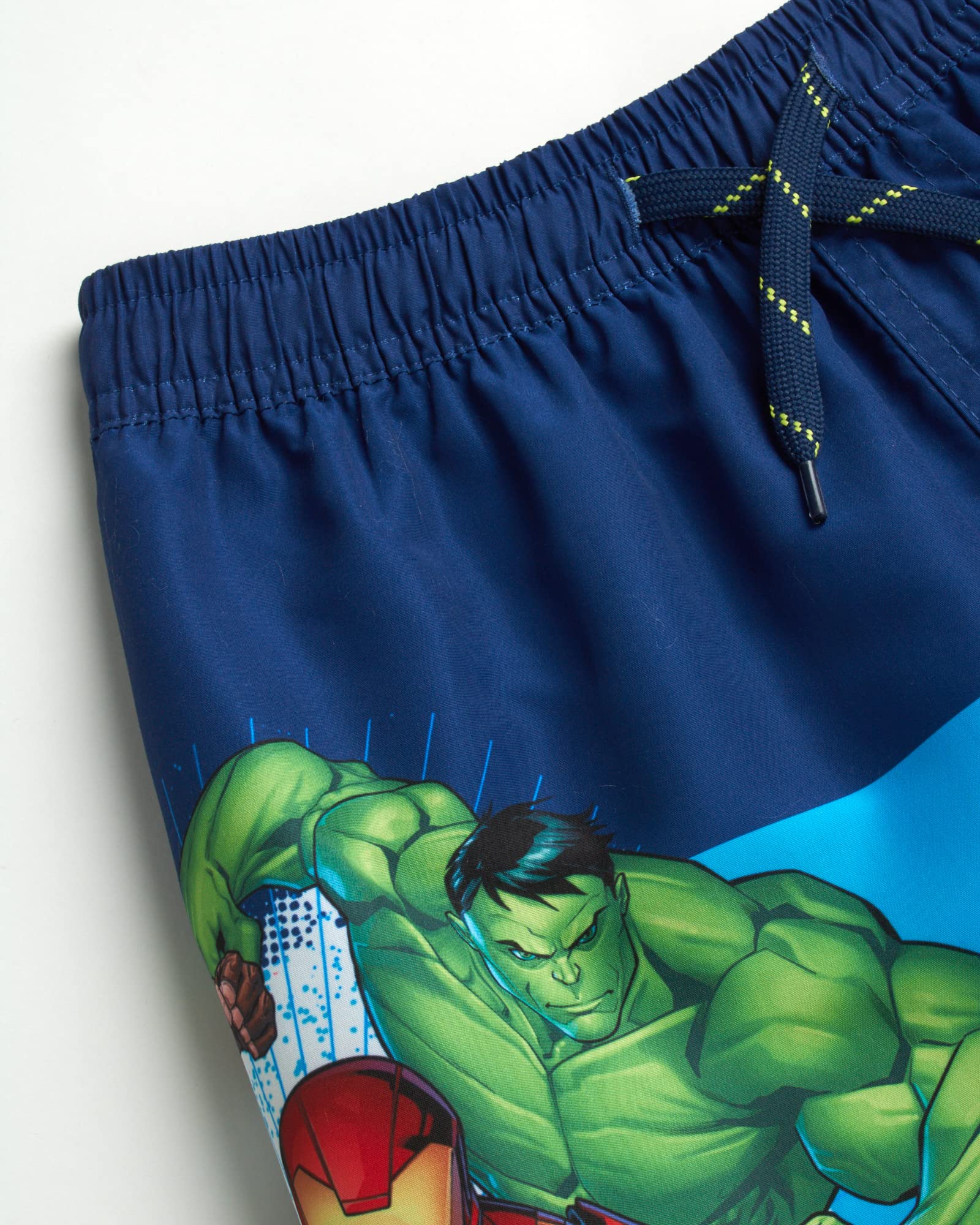 Marvel Avengers Boys' Swim Trunks - Spider-Man, Captain America, Hulk UPF 50+ Quick Dry Swim Shorts for Kids (2T-12) | Beach, Pool, Summer Water Play