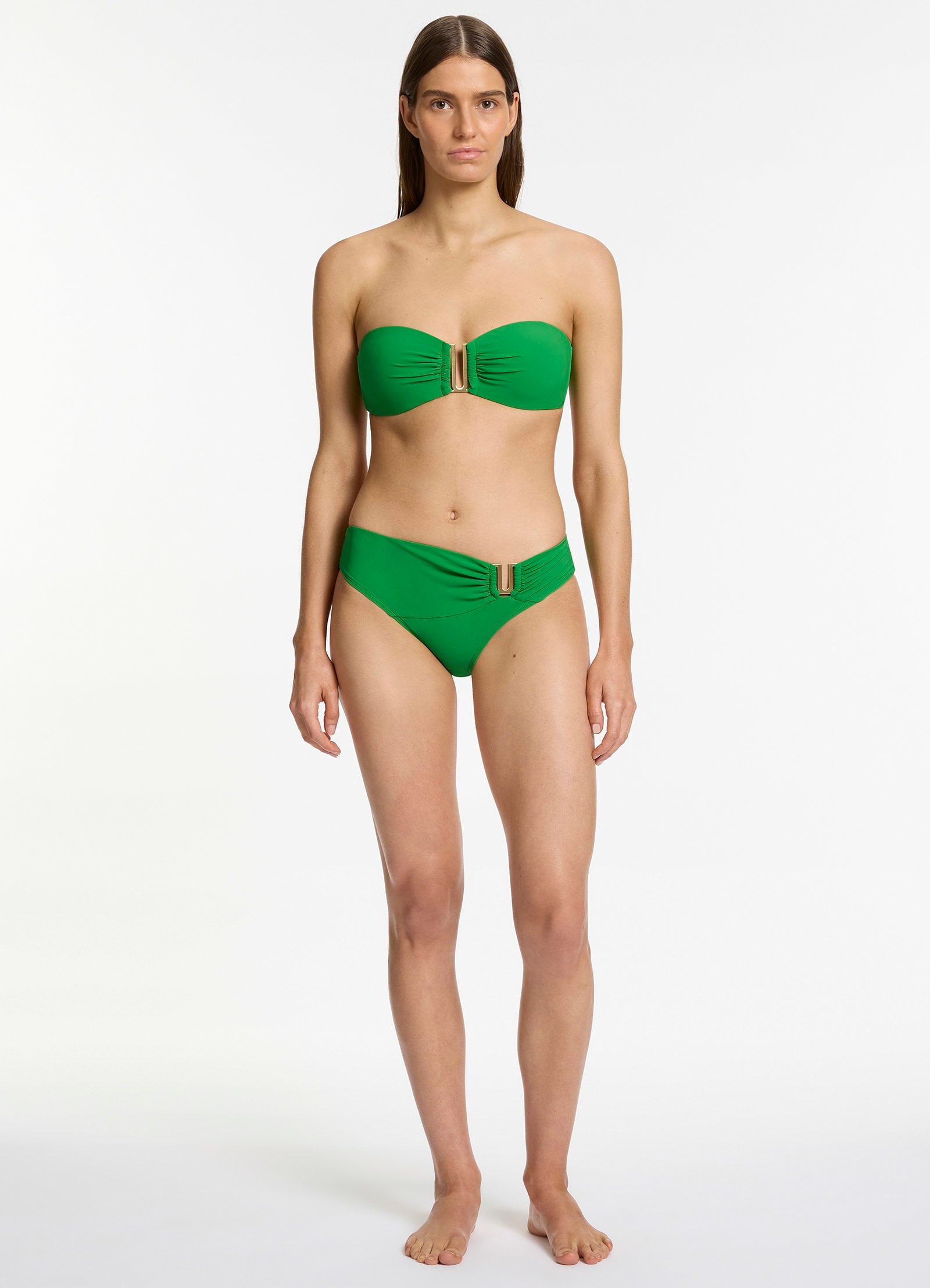 Jetset Floral Bandeau Bikini Top - Women's Strapless Swimwear for Beach, Pool & Vacation | Summer Fashion