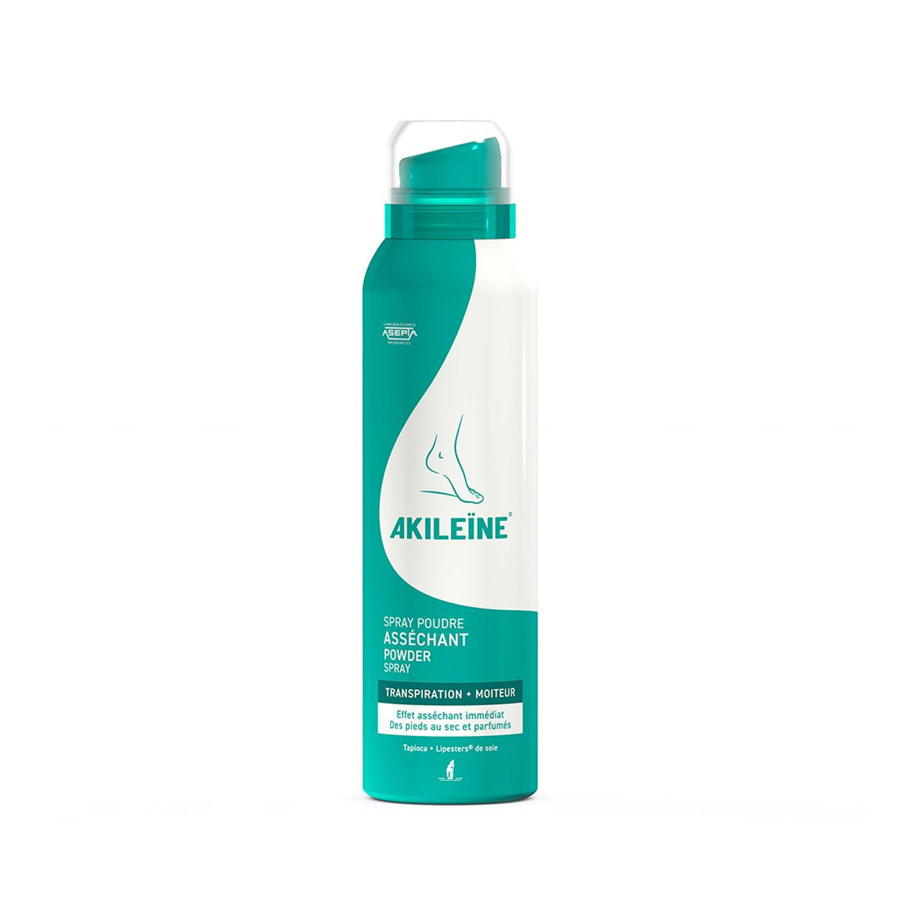 Akileïne Powder Spray - Anti-Chafing & Moisturizing Talc-Free Body Powder for Men & Women | Perfect for Sports, Gym & Everyday Comfort