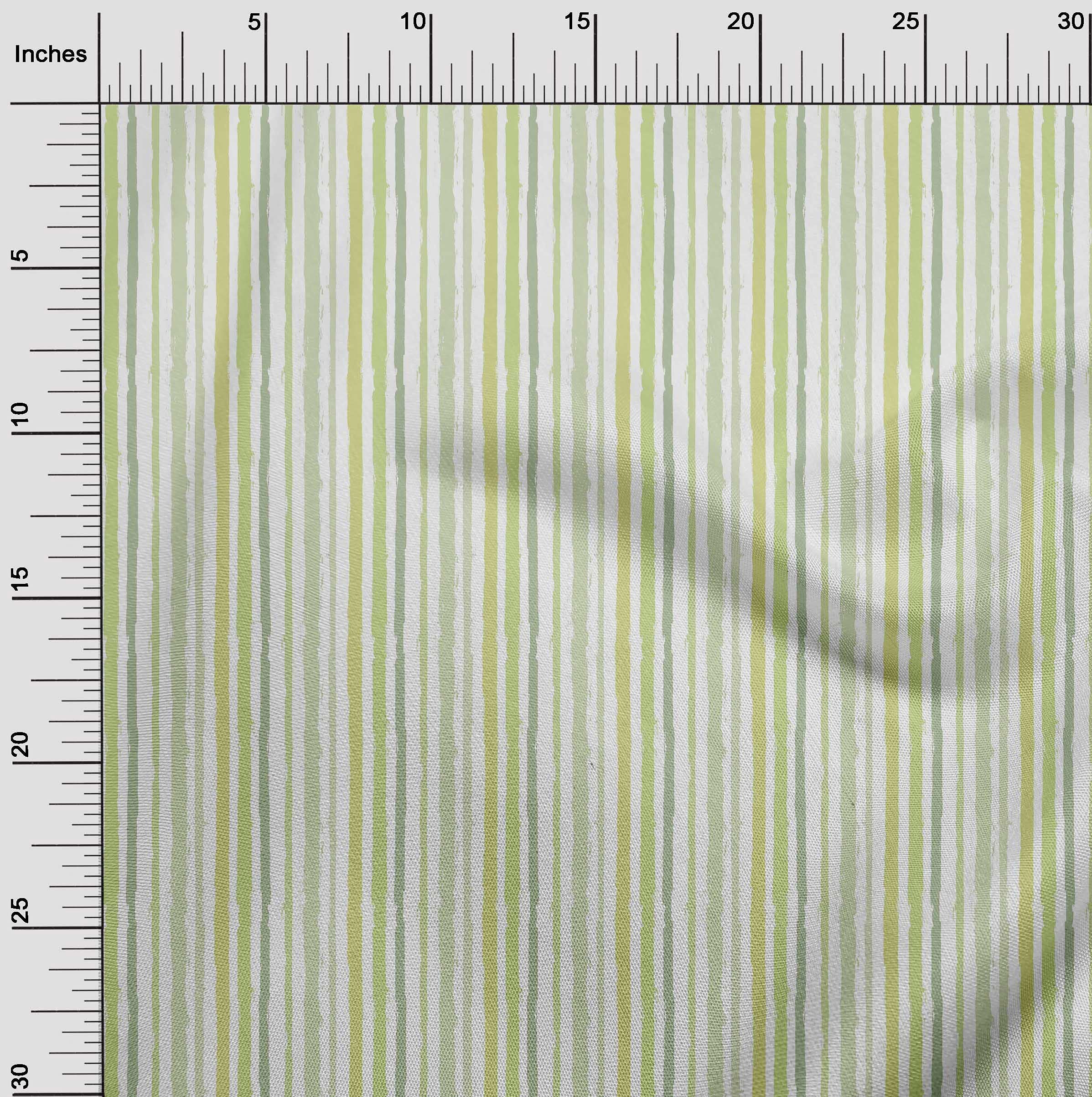 oneOone Cotton Flex Light Green Printed Fabric by The Yard - 40 Inch Wide Soft Abstract Cotton Material for DIY Clothing, Quilting & Home Decor Sewing Projects