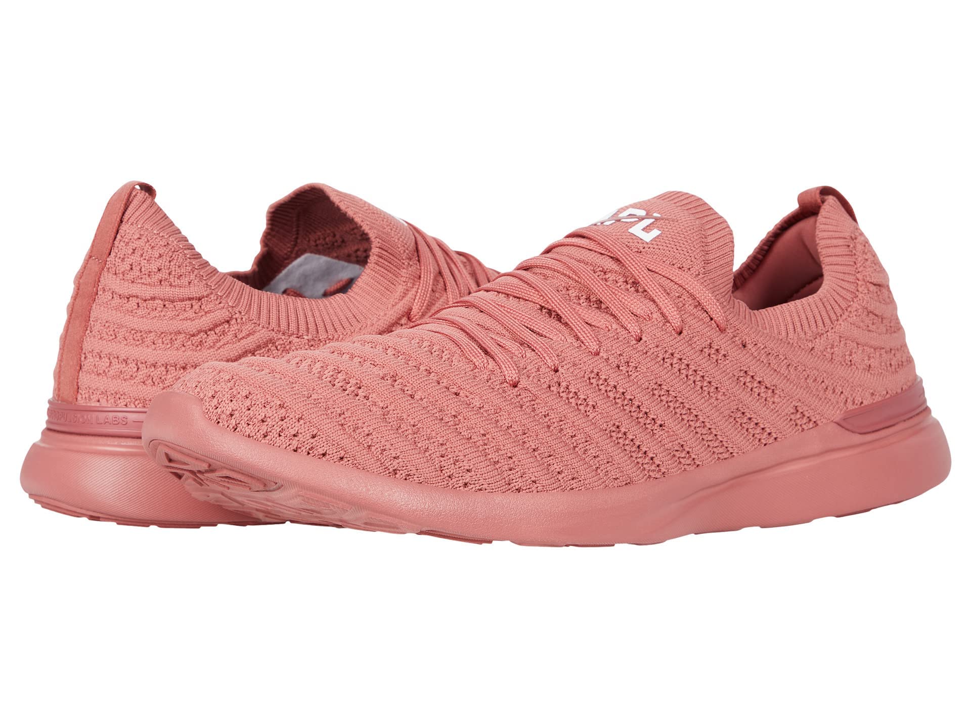 APL: Athletic Propulsion Labs Men's Techloom Wave Running Shoes - Smoke/Ivory | Lightweight & Breathable for Gym Training, Jogging & Daily Wear